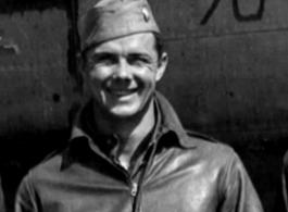 Frederick B. Lee, 2nd Lt., from Salem, Massachusetts, navigator on the B-25, lost in China on 8 May 1943. 