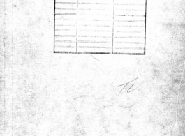 Page 1 (of 5) for MACR 5156 for B-24 bomber #42-73317, which was lost on May 20, 1944, over the sea near the south east coast of China, after a night mission to strike Japanese shipping.