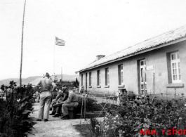 US officers resting at the U.S. Camp Schiel rest station on Yangzonghai lake (阳宗海), to the east of Kunming, Yunnan province, China.
