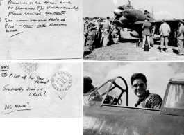 A captured Japanese airplane  in 1943 and an American pilot (who is noted to have supposedly died) in the CBI during WWII in 1943. 