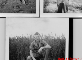 American GIs near an American air base in WWII in Yunnan province, China, most likely around the Luliang air base area.