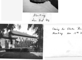 Sites and kid in Kid, Chiang Kai-shek residence, and Purple Mountain Park, in Nanjing during WWII. during WWII.