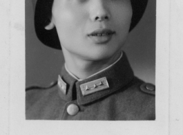 Lu Yeh Ling, a Chinese soldier who was friends with Ehle in China during WWII. Dated December 25, 1945, Nanjing, China.