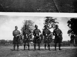 Royal Scots 1st Battalion at Camp Kanchrapara in the CBI during the Second World War, April 1945.