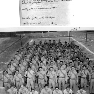Enlisted men of the 14th AF HQ & HQ Squadron and 18th Photo Intelligence Detachment.