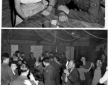 Party and dance at the Hostel #10 Officer's Club on January 19, 1945. Images provided by Dorothy Yuen Leuba.