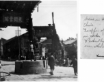 Traffic policeman in Kunming at the 天开云瑞 gate. June 1944.