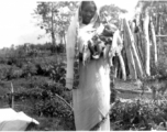 A rural woman and baby in India.  Images provided to Ex-CBI Roundup by "P. Noel" showing local people and scenes around Misamari, India.    In the CBI during WWII.