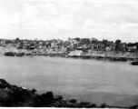 Liuzhou city from the south side of the river, in WWII.