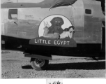 The B-24 "Little Egypt", serial no. #44-49569 in the CBI.  "ABG" (A. B. Gerland)