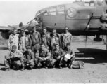Yangkai, China, Early 1945.  Front ?Lecher, Schmidt, Clark, Penny, Routon.  Rear ?Bryan, Gornick, Gebhardt, Williams, Vollmer, Arndt.