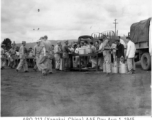 GIs enjoying AAF Day celebrations, August 1, 1945, at Yangkai, APO 212, during WWII.