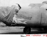 The B-24J "Lakanooki" in the CBI during WWII.  Serial #42-73244.