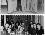 Party and dance at the Hostel #10 Officer's Club on January 19, 1945.  Photos from Dorothy Yuen Leuba.