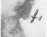 An L-5 Stinson in flight in China during WWII.