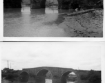 Arched bridge in Yunnan, China, during WWII.