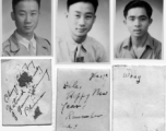 Friends made in China during WWII: Teng, and Wong.