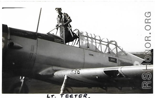 Teeter as a teacher at training school