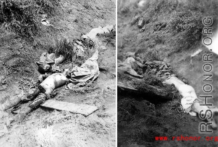 Japanese war dead in Yunnan during WWII.