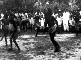 Religiously devoted men in India take part in self-flagellation and self-mutilation as a public performance of devotion to their gods. During WWII.