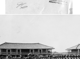 US and Chinese officers review Chinese troops in SW China during WWII.  164th Signal Photographic Company photo.