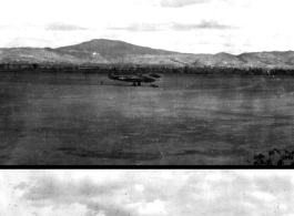 B-25s on the ground at Yangkai base, Yunnan province, China.