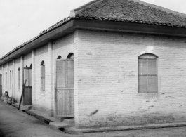 A building on Allied base in China during WWII.