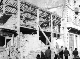 A building construction in SW China during WWII.