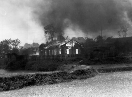 Allied destruction at Guilin before retreating in front of the Japanese advance in the summer/fall of 1944.