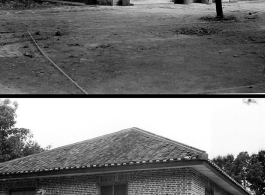 A building on an American air base in Guangxi province, China, during WWII.