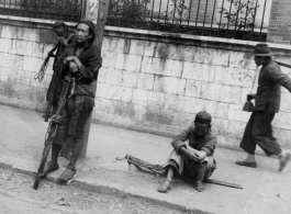 Day laborers on the street in Yunnan during WWII.
