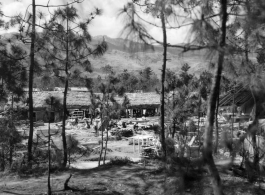 GI explorations of the hostel area at Yangkai air base during WWII: Saw mill.