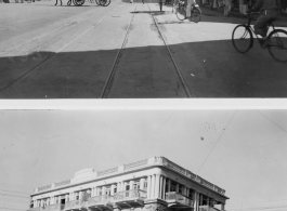 Town road in Burma or India.  Near the 797th Engineer Forestry Company.  During WWII.