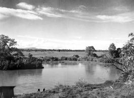 Bend in river in Burma.  During WWII.