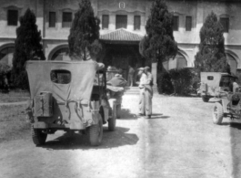 Building used for some kind of military offices in Guangxi, China, during WWII.