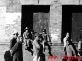 On the street in Guilin, Guangxi province, China, in 1944.