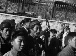 Street scene in Guilin, shortly before the Japanese advance in the fall of 1944.  From the collection of Hal Geer.