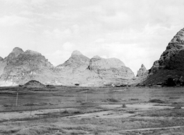 Karst mountains at Guilin, Guangxi province, China, during WWII.