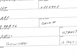 Individual Deceased Personnel File (IDPF) for Albert L. Haynes, MIA, China.