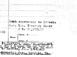 Individual Deceased Personnel File (IDPF) for Albert L. Haynes, MIA, China.