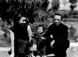 A family in Yunnan province, China, during WWII.