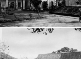 Scenes around Kunming city, Yunnan province, China, during WWII: "HQ Kunming"