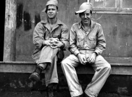 GIs pose for goofy pictures at an American installation in southwest China during WWII.