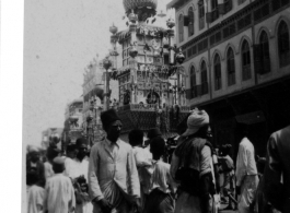 A religious procession in Karachi, India, during WWII.