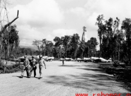 American aircraft parked in the CBI during WWII.