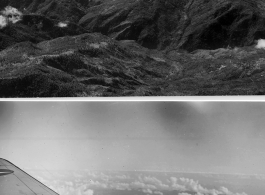 Mountains in SW China from the air.