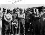 US, British, & Indian press representatives, in Burma. WWII. Note the African-American GIs on the left, likely to be drivers or other support staff.
