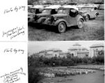 Japanese motorpool, Wuchang, China; Wuhan University, Wuchang, Japanese patients and personnel. Photos by Way. In the CBI during WWII. 