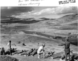 Light machine gun practice of Chinese troops, with American combat advisers instructing. Near Mitu, Yunnan. 1944. In the CBI during WWII.  U. S. Army Signal Corps photo.