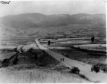 Rural road in SW China, almost certainly Yunnan province, during WWII.